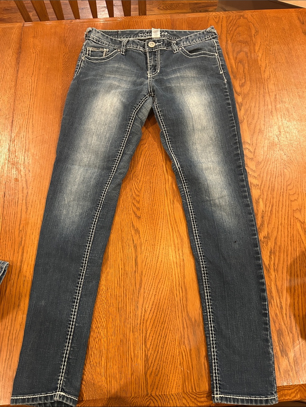 Maurice’s Women’s Dark Wash Skinny Jeans - Blue